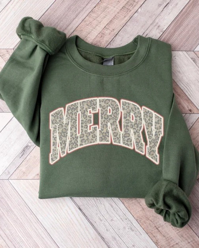 Merry Christmas Sweatshirt Holiday Sweatshirt
