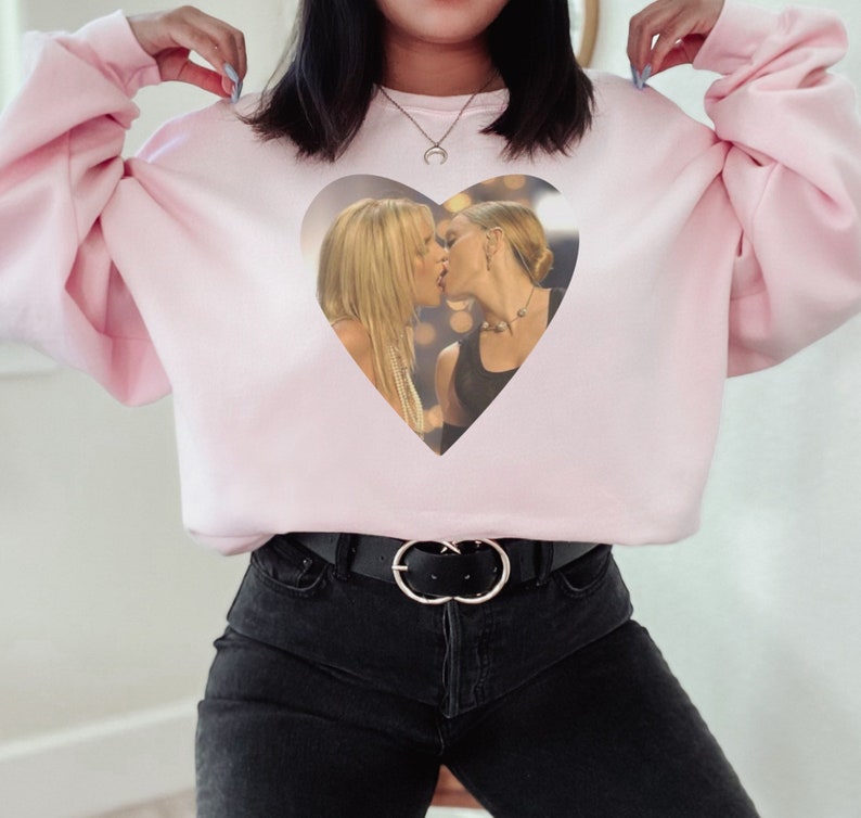 Britney Spears Madonna Kiss Sweatshirt