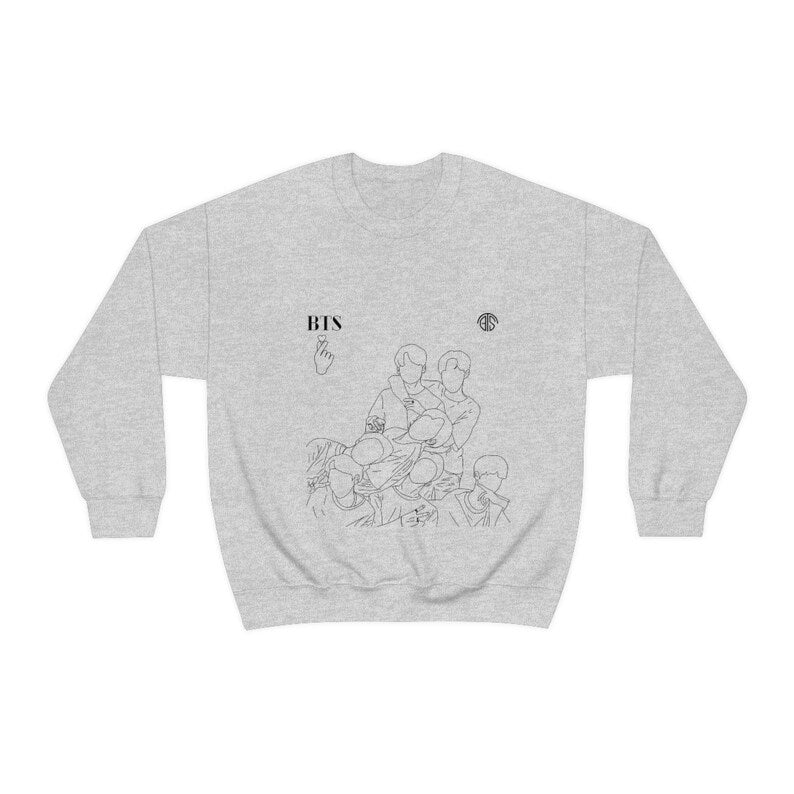 BTS Kpop Inspired Casual Sweatshirt