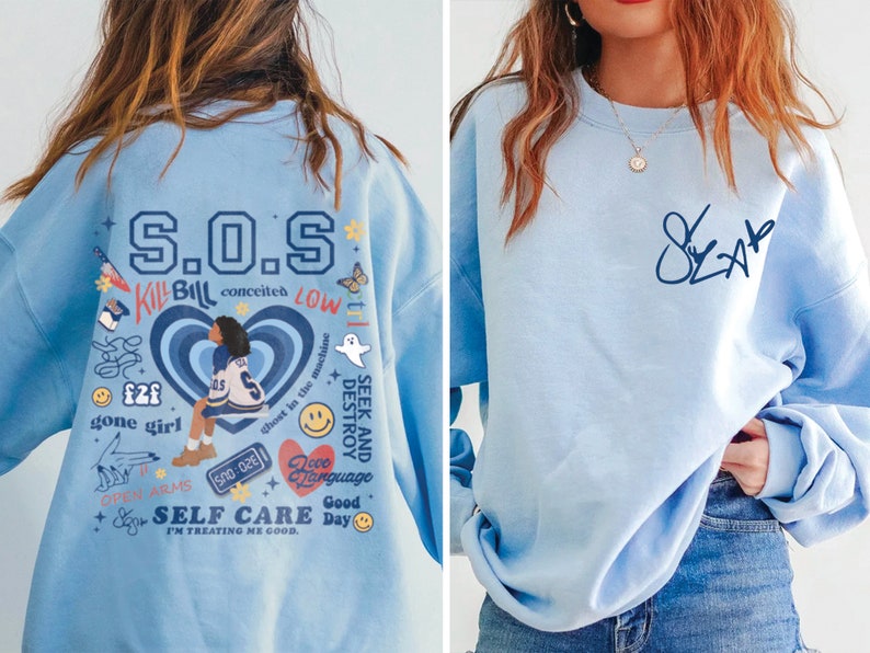 SZA SOS Full Tracklist Sweatshirt