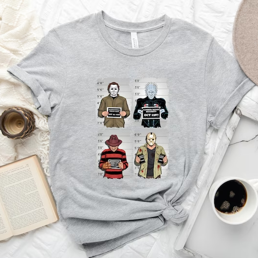 Horror Movie Characters T-Shirt