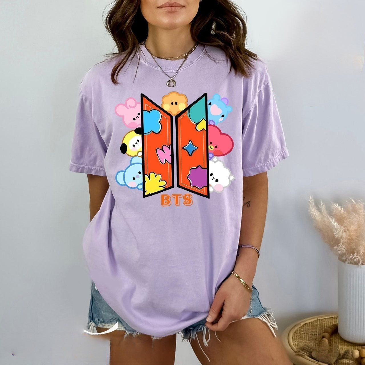 BTS Group Cute T-shirt