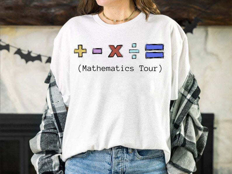 Retro Mathematics Concert Tour T-shirt