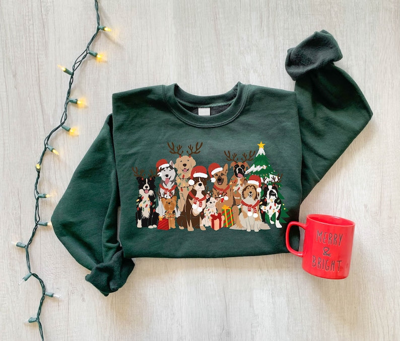 Christmas Dogs Sweatshirt