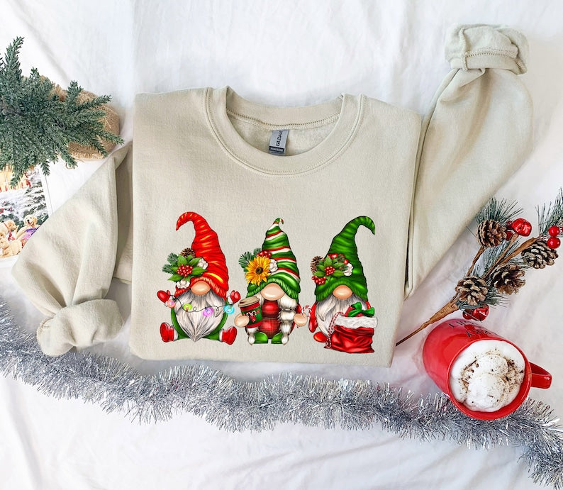 Christmas Cute Gnomes Sweatshirt
