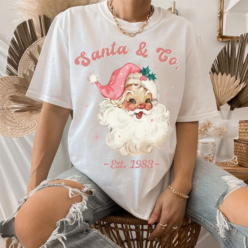Santa & Co. Retro Christmas T-shirt