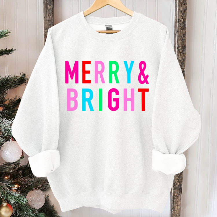 Merry and Bright Crewneck Sweatshirt