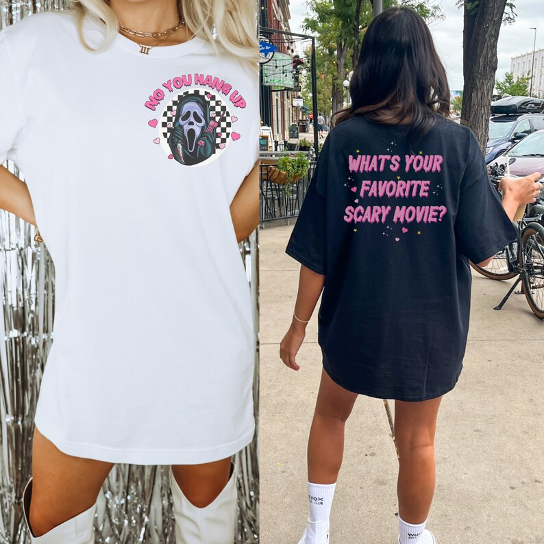 Ghostface oversized tee