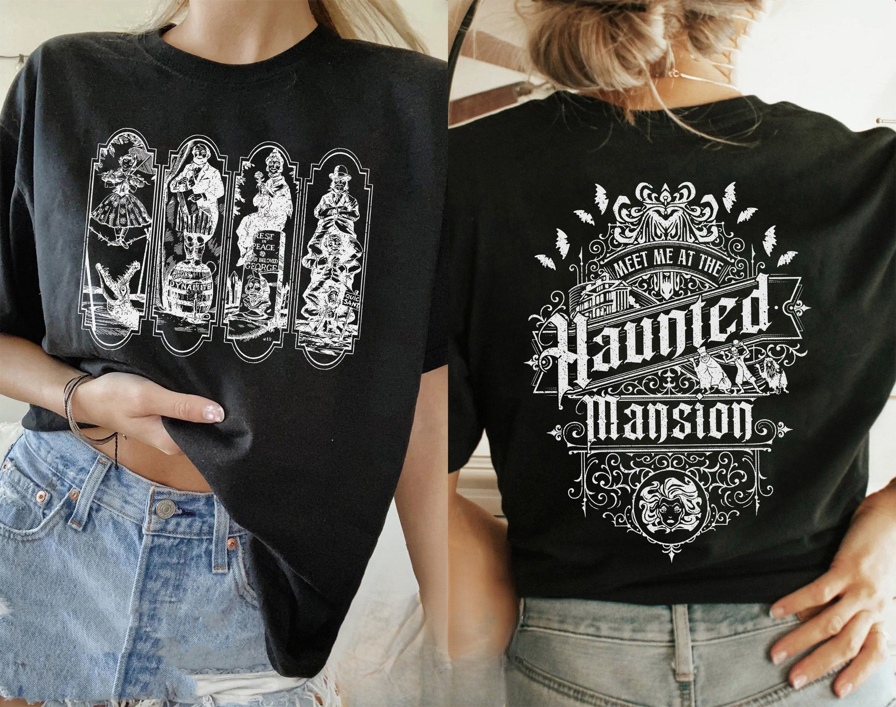 Vintage Haunted Stretch Room T-Shirt