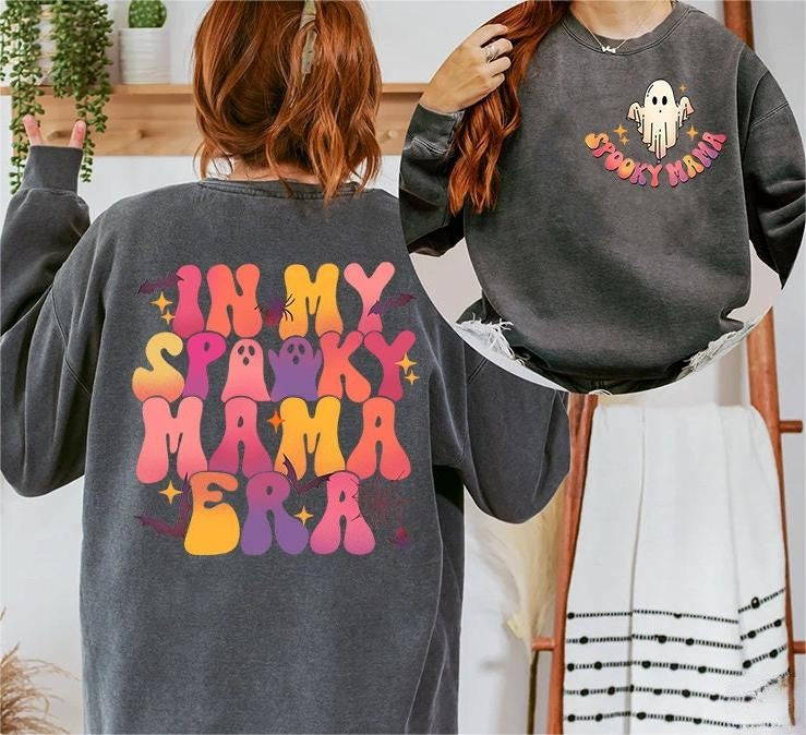 In My Spooky Mama Era Spooky Mom Sweatshirt