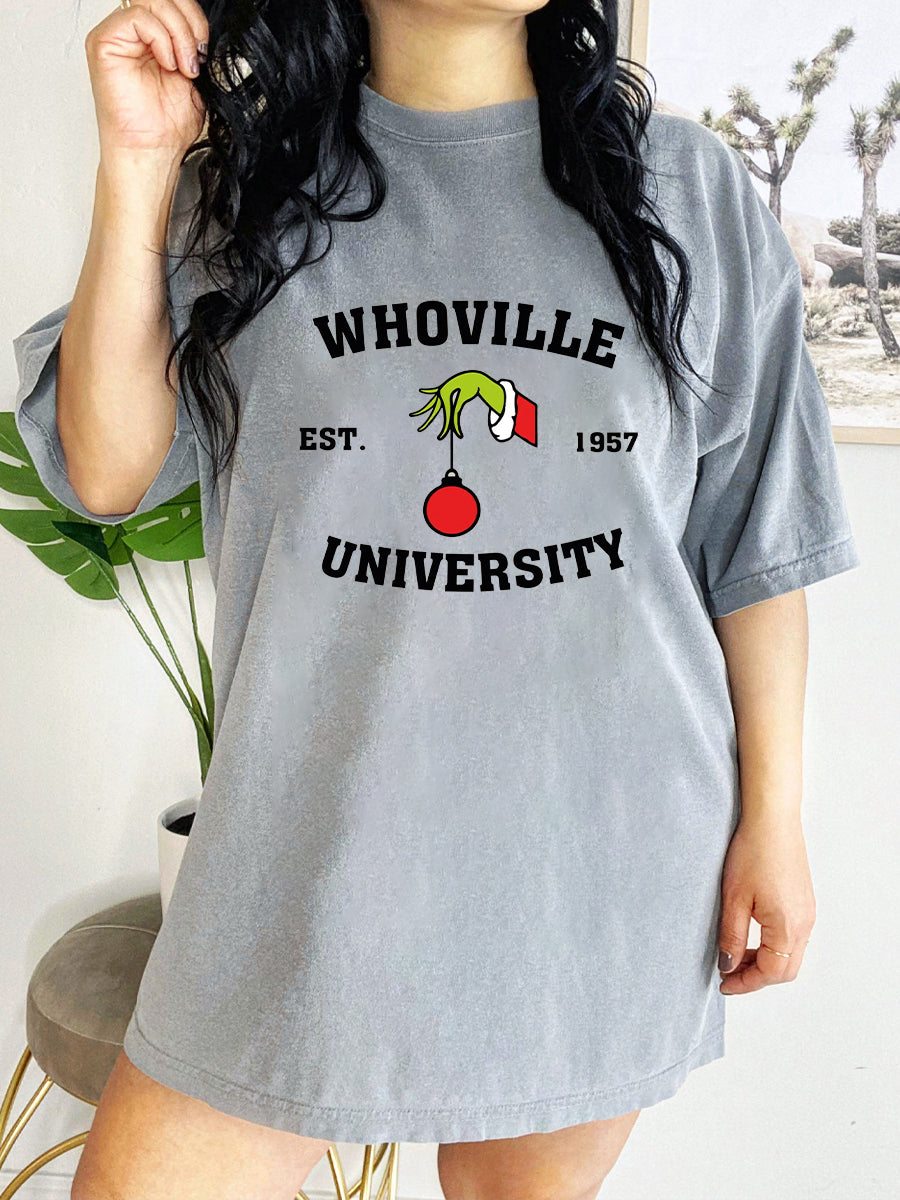 Christmas Whoville University Est 1957 T-shirt