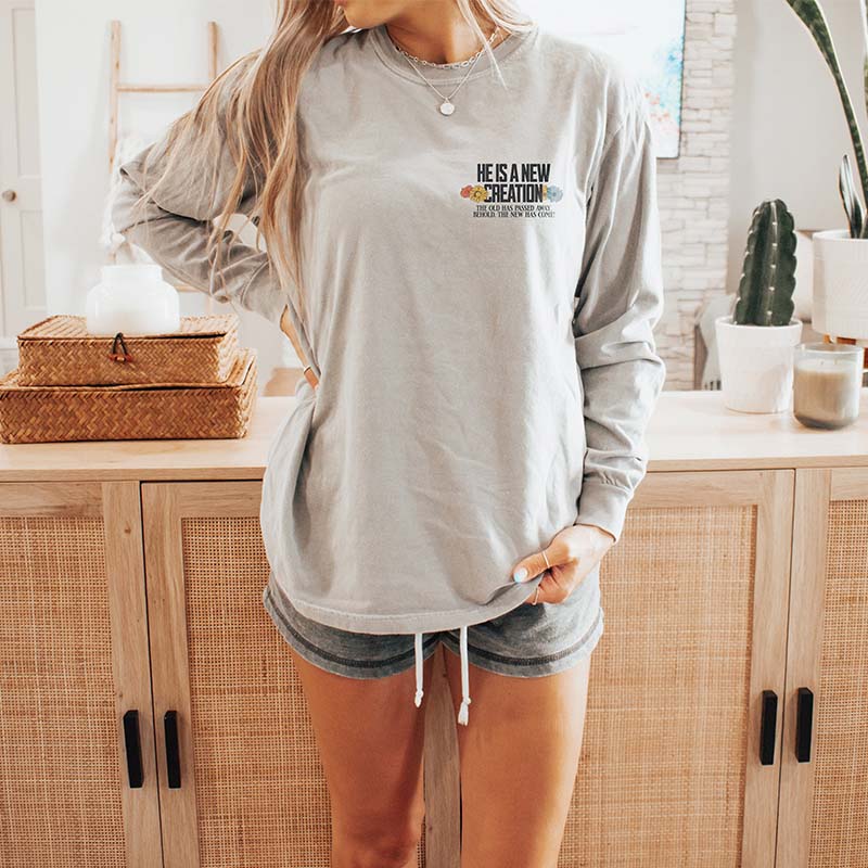 Faith Long Sleeves Bible Verse Sweatshirt