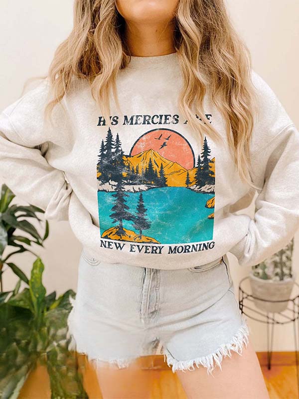 Faith Crewneck Aesthetic Sweatshirt