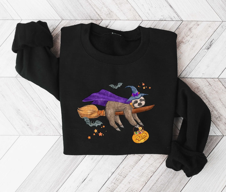 Halloween Sloth Sweatshirt