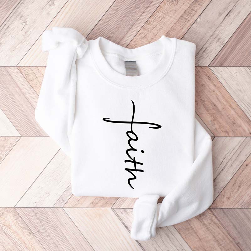 Faith Cross Love and Grace Sweatshirt
